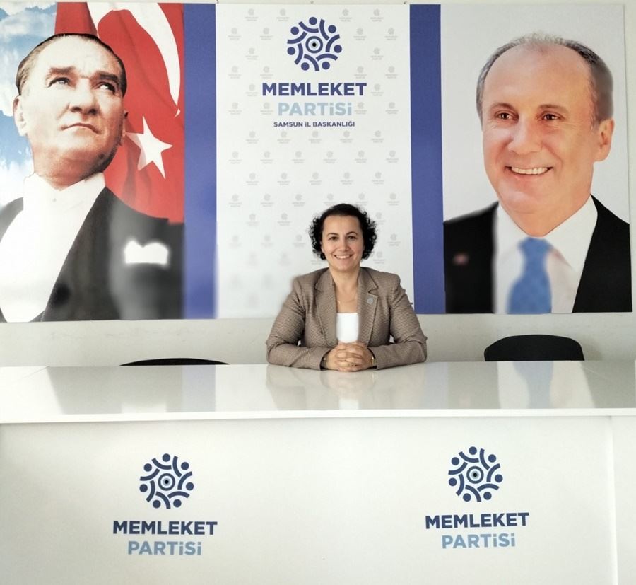 MUALLA GÜLŞAH BÖLÜKBAŞ MEMLEKET PARTİSİNDEN SAMSUN MİLLETVEKİLİ ADAY ADAYI!
