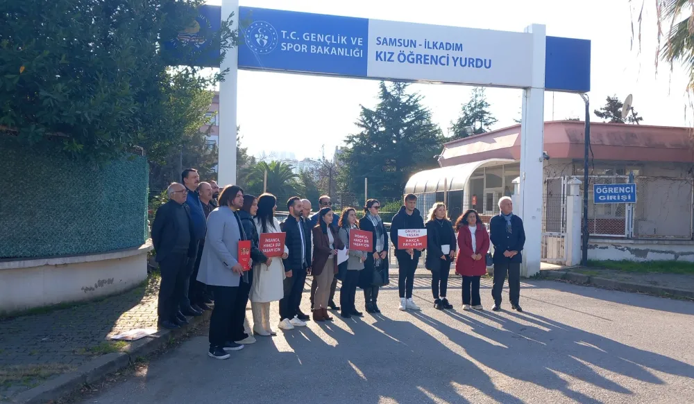 CHP Samsun İl gençlik kolları başkanı Ayşegül Yılmaz; bugün buraya kulak tıkadığınız çığlıkları, yüz çevirdiğiniz yüzleri getirdik.