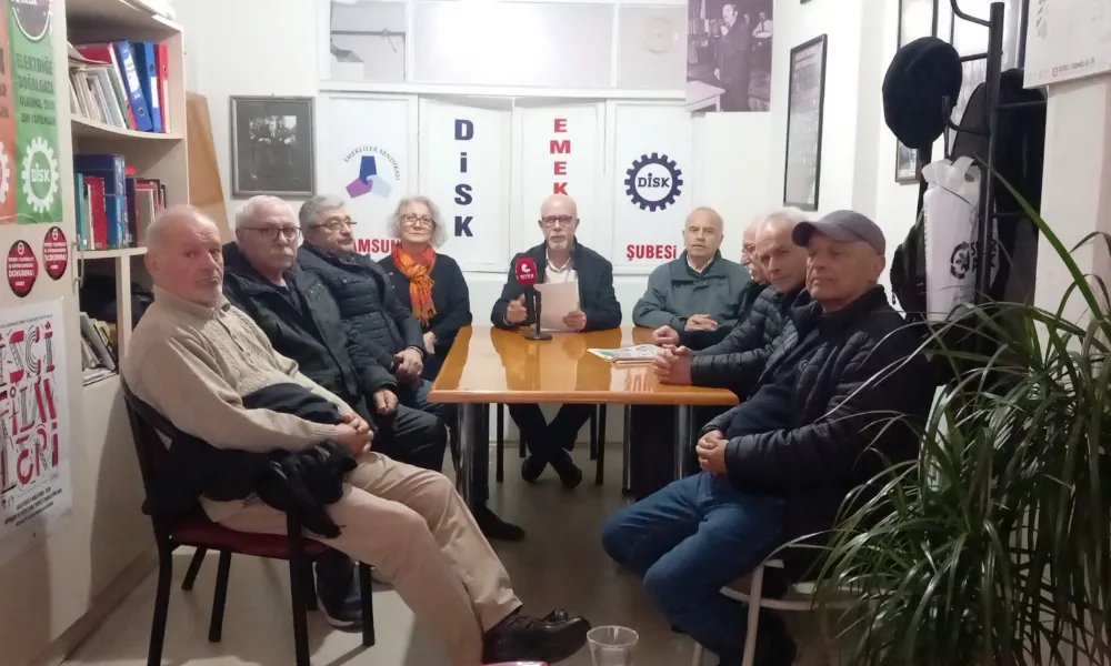 DİSK Emekli-Sen Samsun şube başkanı Kutlu; “Haklarını arayan emeklilerin örgütlenmesi engelleniyor! 