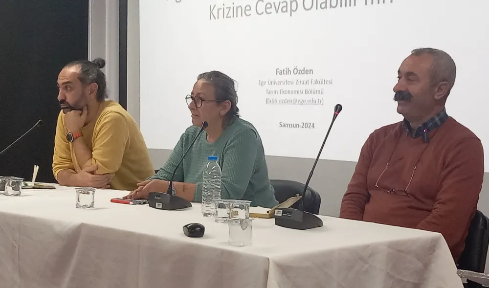 Ovacık Doğal ürünler Samsun şubesi tarafından “Doğa Dostu Tarım ve Kooperatifçilik” konulu panel düzenlendi.