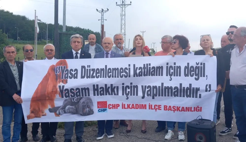 CHP Samsun İlkadım ilçe örgütü; Sokak hayvanlarının “uyutularak” katledilmesine tepki