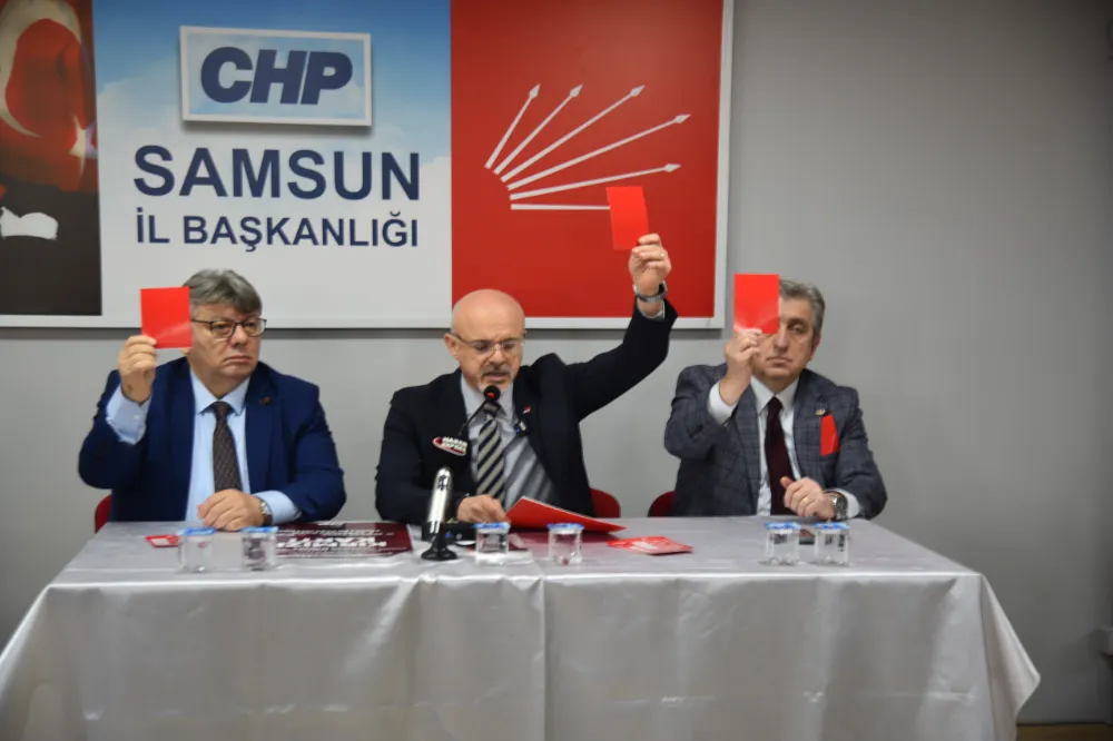  CHP Samsun il örgütünden Çarşamba ilçesinde yapacakları mitinge davet!