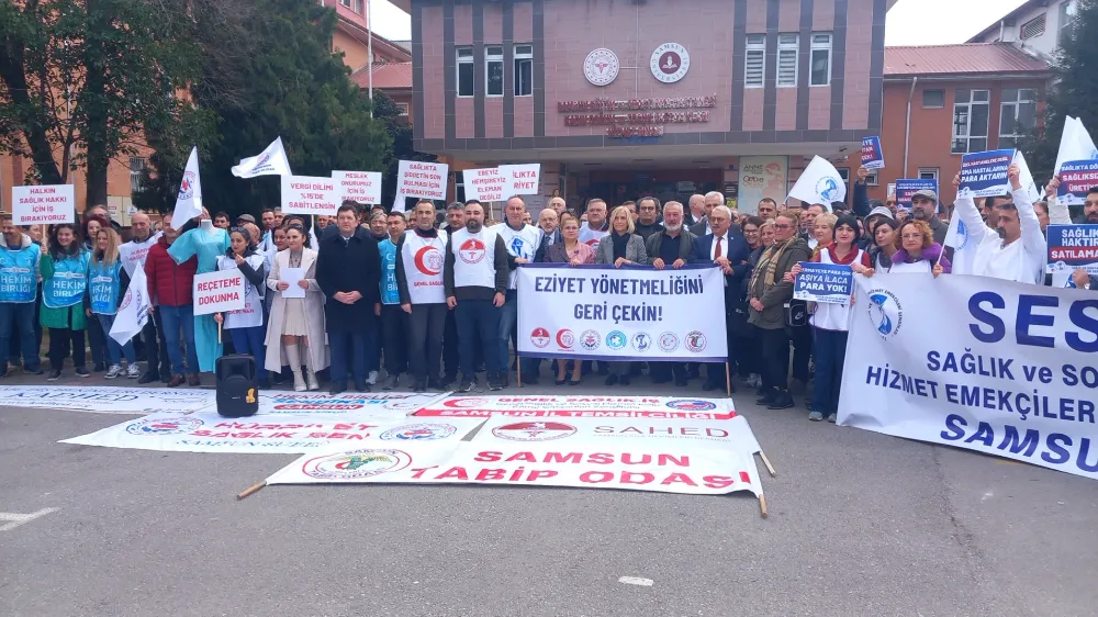 Samsun Tabip Odası başkanı Dr. Aydoğdu; Sağlık Bakanlığı’na sesleniyoruz, halkın sağlığını korumak ve geliştirmek istiyor musunuz? 