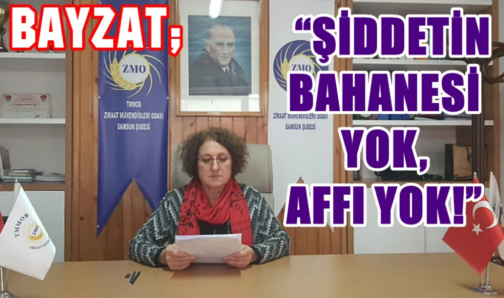 Samsun ZMO’dan 25 Kasım’da Sert Mesaj: Şiddet Affedilemez, Failler Cezasız Kalamaz