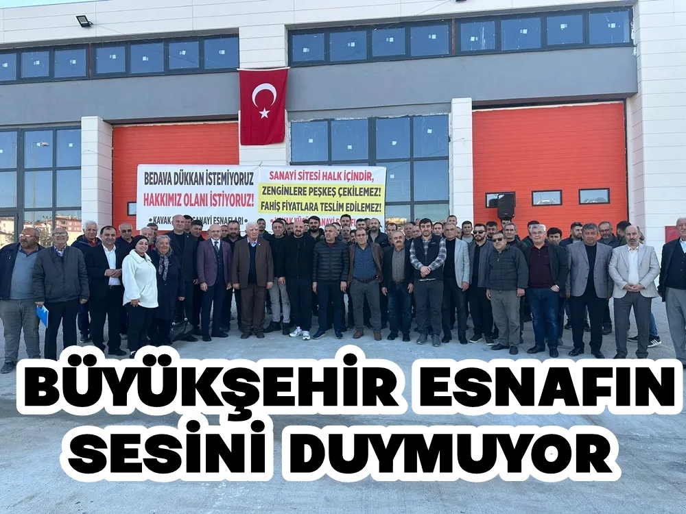  Samsun büyükşehir belediyesi esnafı yok sayıyor