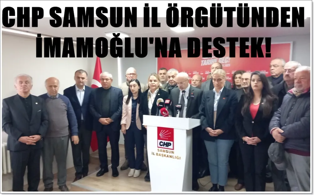 CHP’li Samsun il başkanı Mehmet Özdağ; Hedef alınan yalnızca Cumhuriyet Halk Partisi değil, milletin ta kendisidir.
