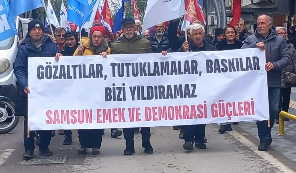 Samsun halkı   İmamoğlu’na destek yürüyüşlerini devam ettiriyor!