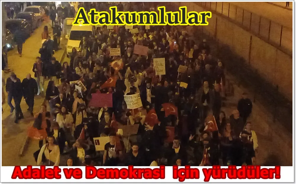 Atakum’da İmamoğlu maskeli imam  ve cemaat ile tabutlu yürüyüş eylemi!