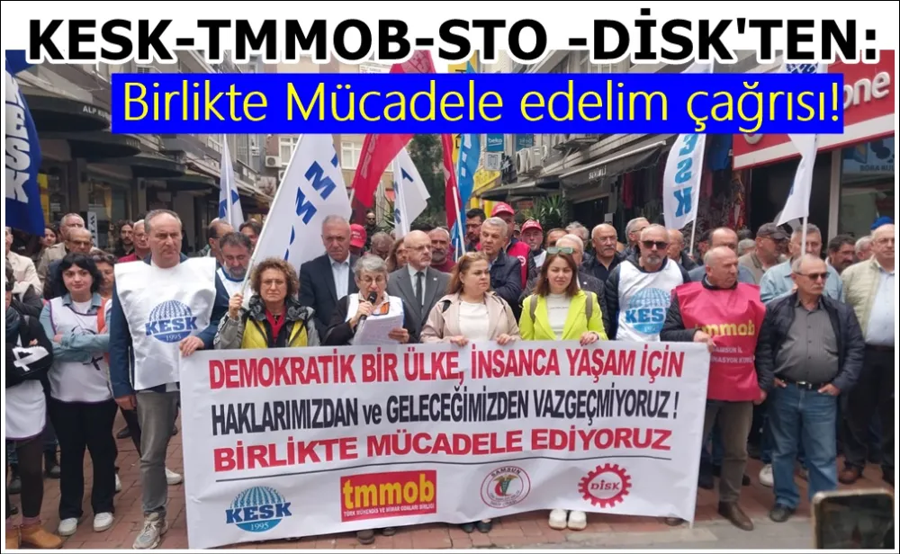 KESK ve bileşenleri adına Uğurcan Albak: “Haklarımızdan ve geleceğimizden vazgeçmeyeceğiz.