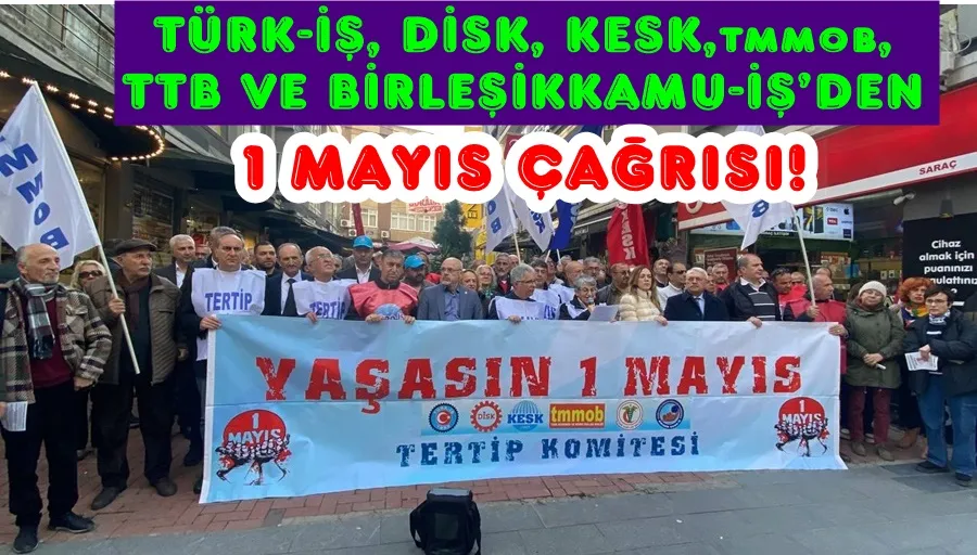  Samsun 1Mayıs Tertip Komitesi; Yeni bir başlangıç, için haydi 1 Mayıs’a çağrısı!