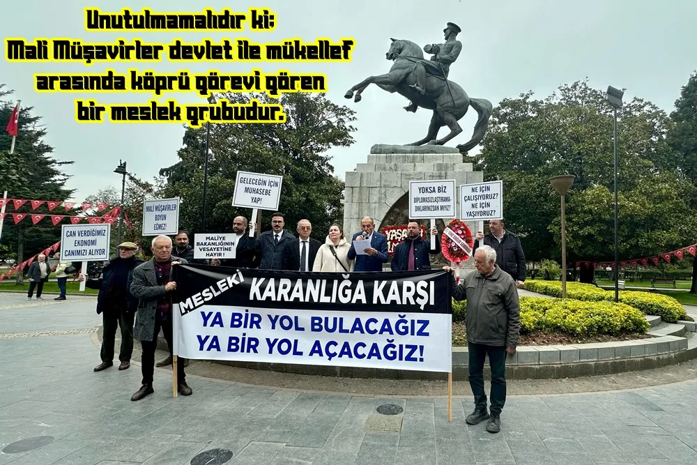 SSMMM  ve Bağımsız Denetçiler Adına Ali Suat Sancak; “Mali Müşavirler Hazine ve Maliye Bakanlığının emir eri midir?”