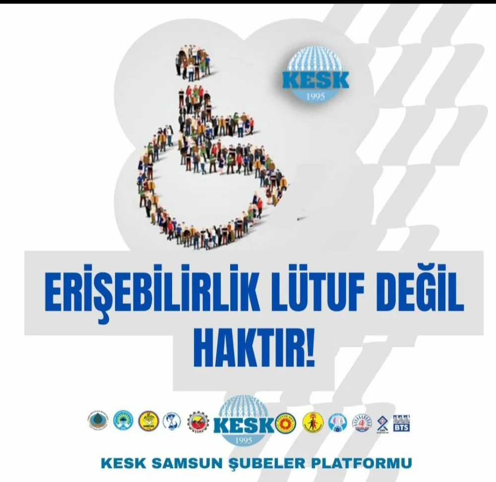 KESK Samsun dönem sözcüsü Özcan Çelik; 
