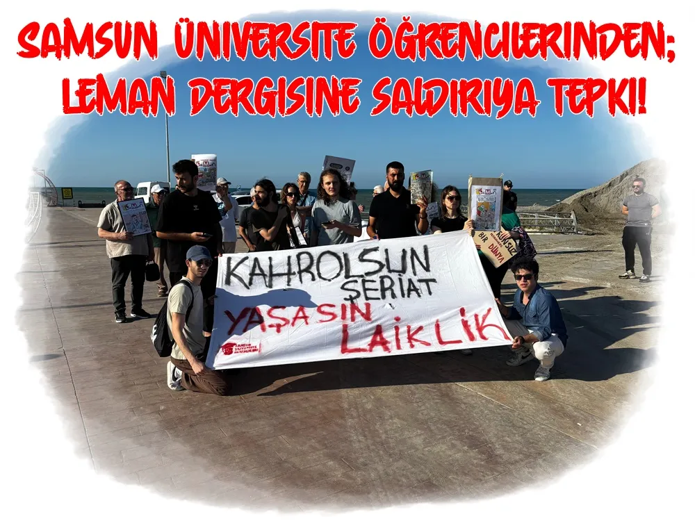 Samsun üniversite öğrencilerinden Leman dergisine destek!
