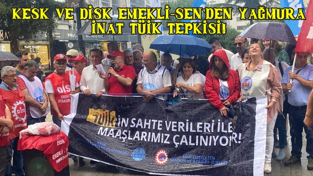 KESK ve DİSK Emekli-Sen Samsun şubeleri; “Bir kez daha söylüyoruz, kaynak saraydadır, kaynak makam araçlarındadır!”