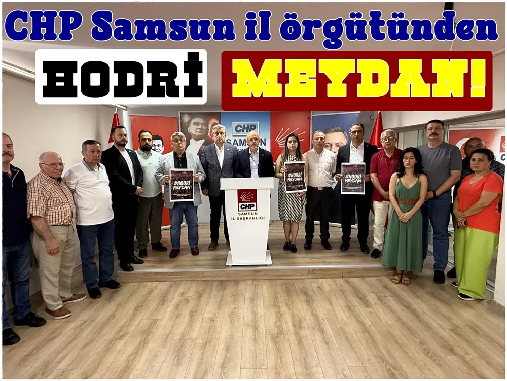Samsun CHP İl örgütü; Partimiz, adaleti, şeffaflığı ve halkla yönetme kültürünü inşa eden umut merkezidir.