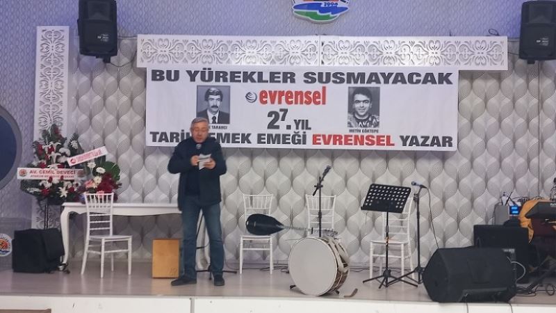 SAMSUN’DA EVRENSEL GAZETESİNİN DÜZENLEDİĞİ EVRENSEL İLE DAYANIŞMA TOPLANTISI YAPILDI!