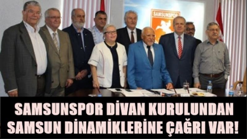 Samsunspor Divan Kurulundan Samsun Dinamiklerine Çağrı!